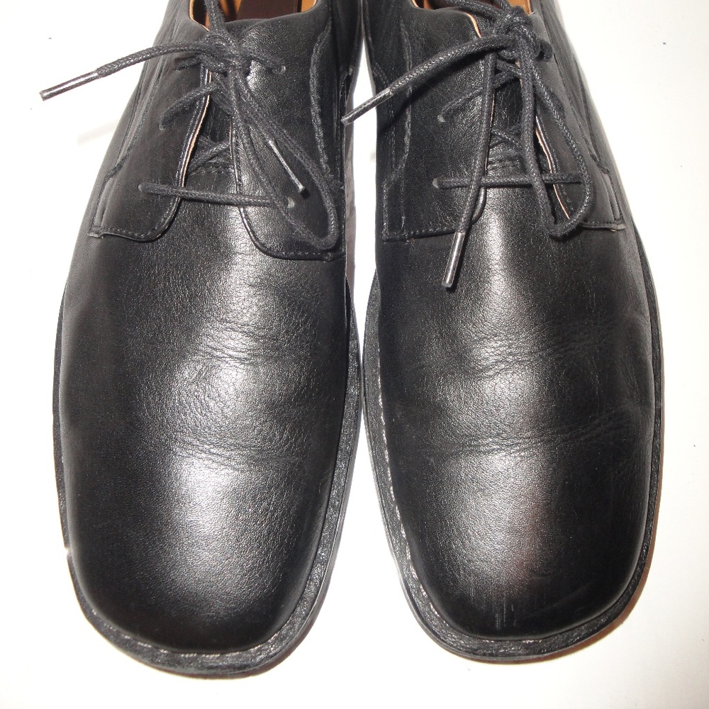 Hush Puppies Black Leather Oxford